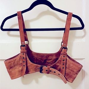 Free People Leather Harness